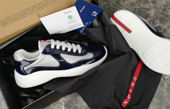 PRADA AMERICA'S CUP NAVY & SILVER - A Perfect Blend of Style and Performance!