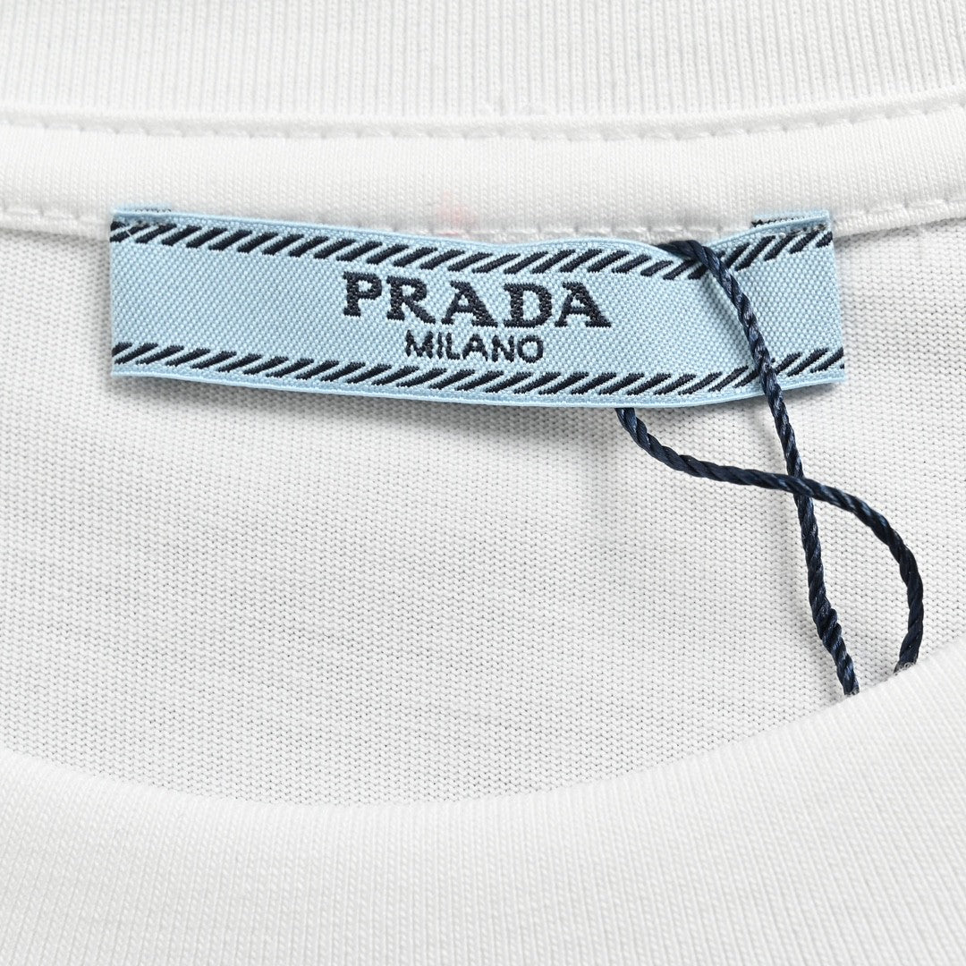 Stylish Prada Graphic Logo Tee