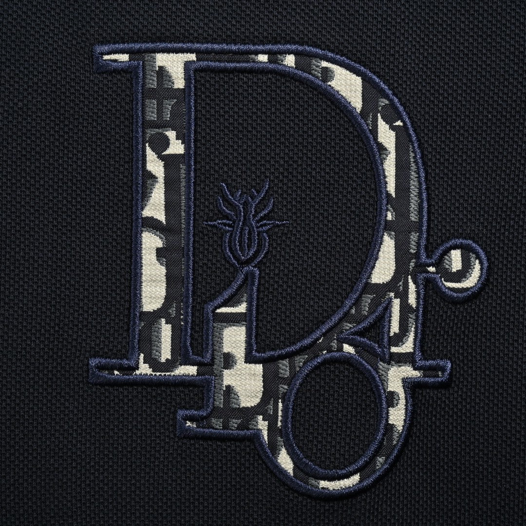 Dior Oblique Embroidered Polo Shirt