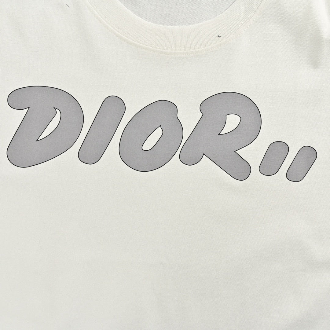 Dior Oversized Logo White T-Shirt