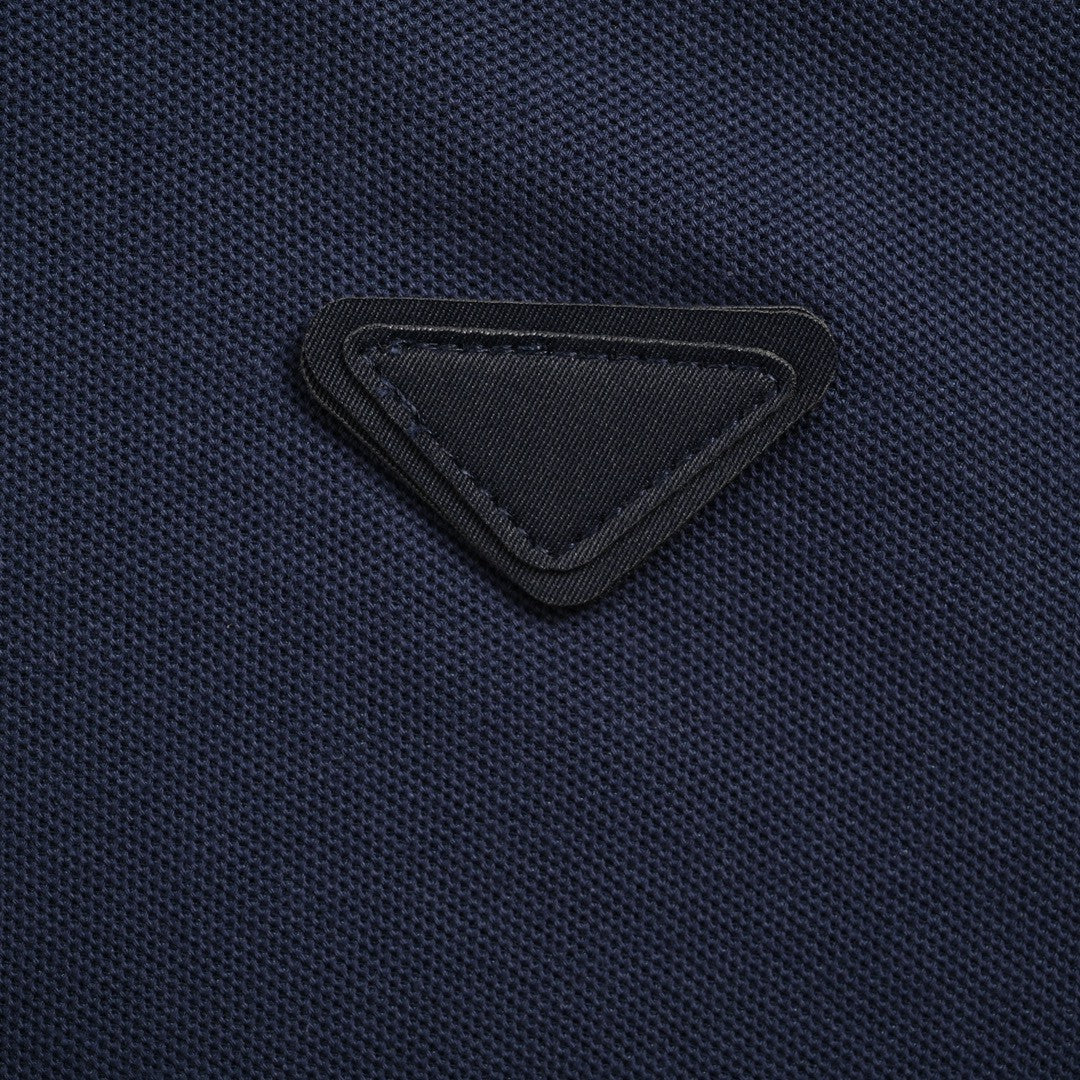 Timeless Navy Polo Shirt by Prada