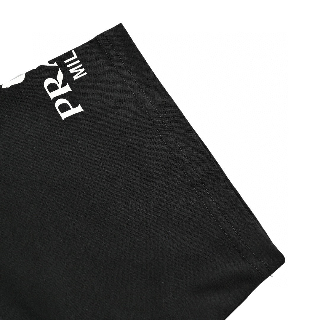 Chic Black Prada Logo Tee