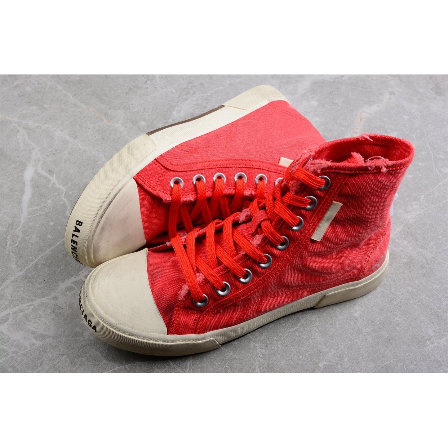 BALENCIAGA PARIS HIGH VULC DESTR x RED