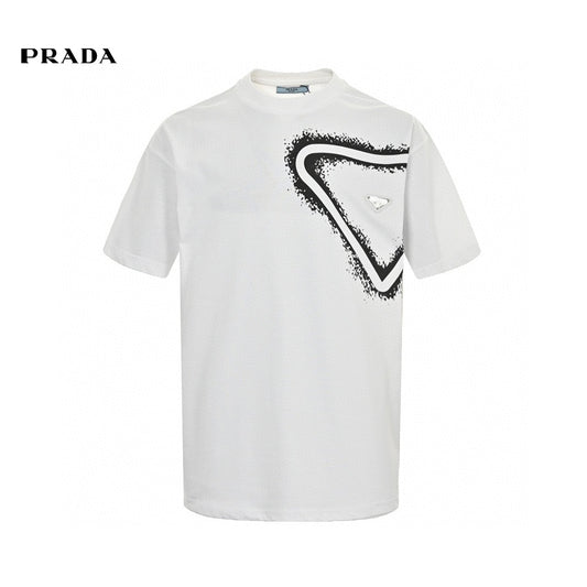 Stylish Prada Graphic Logo Tee