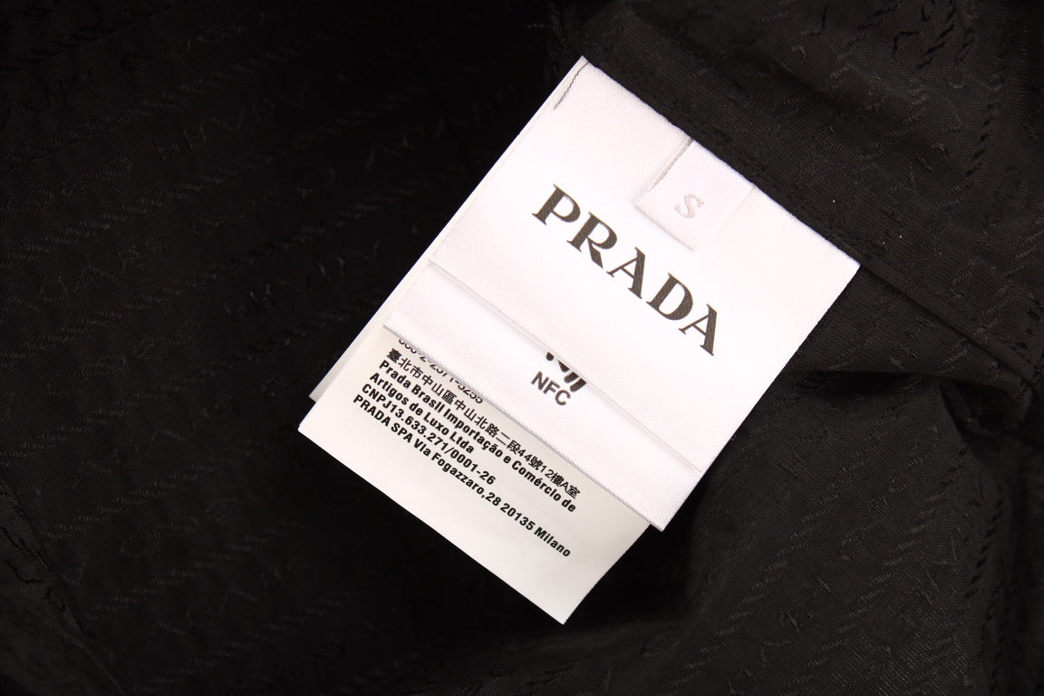 Chic Prada Short-Sleeve Button-Up Shirt for Effortless Style