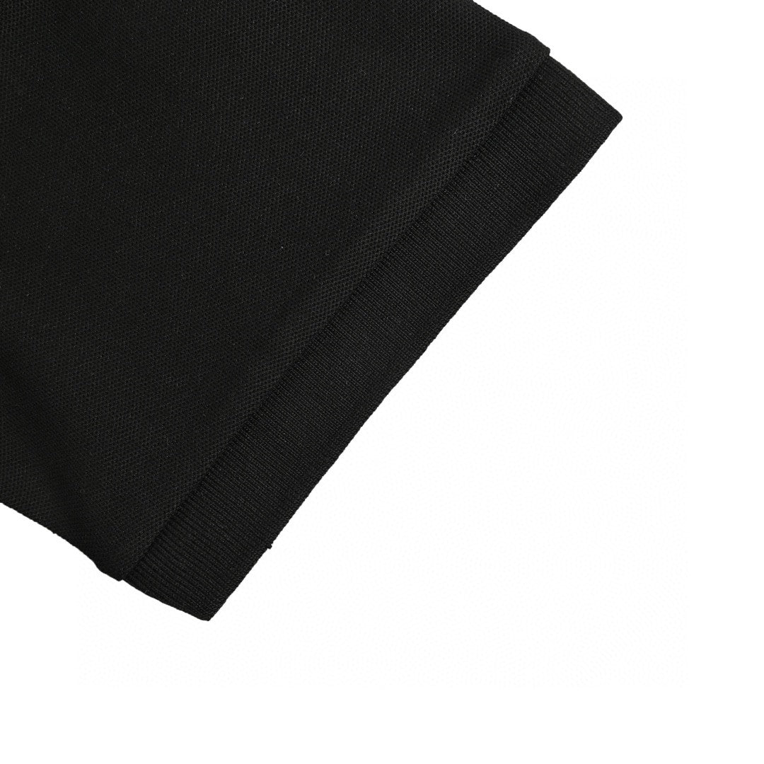 Timeless Prada Black Polo Shirt for Effortless Elegance