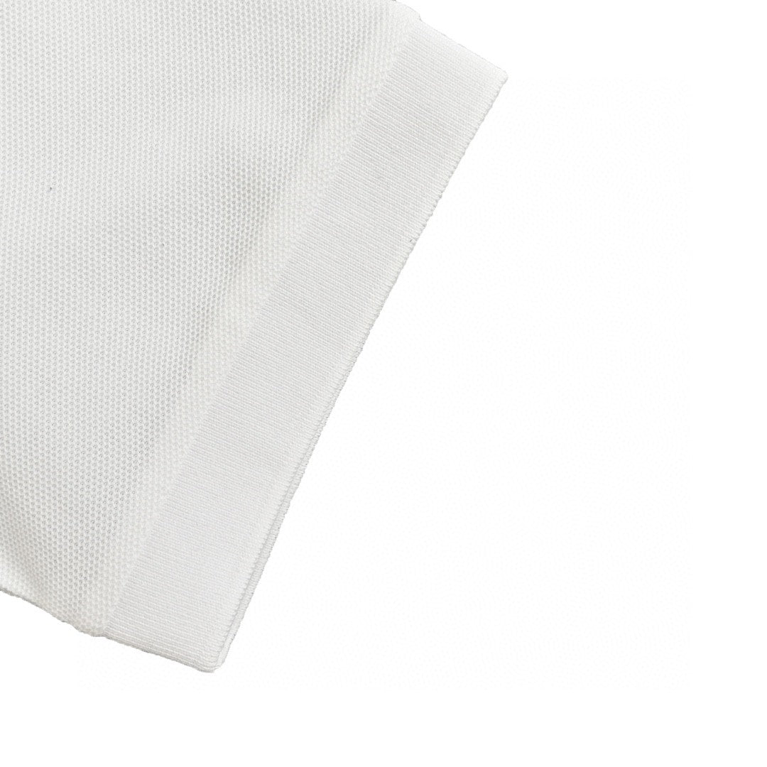 Burberry Polo Shirt with Check Collar (White)