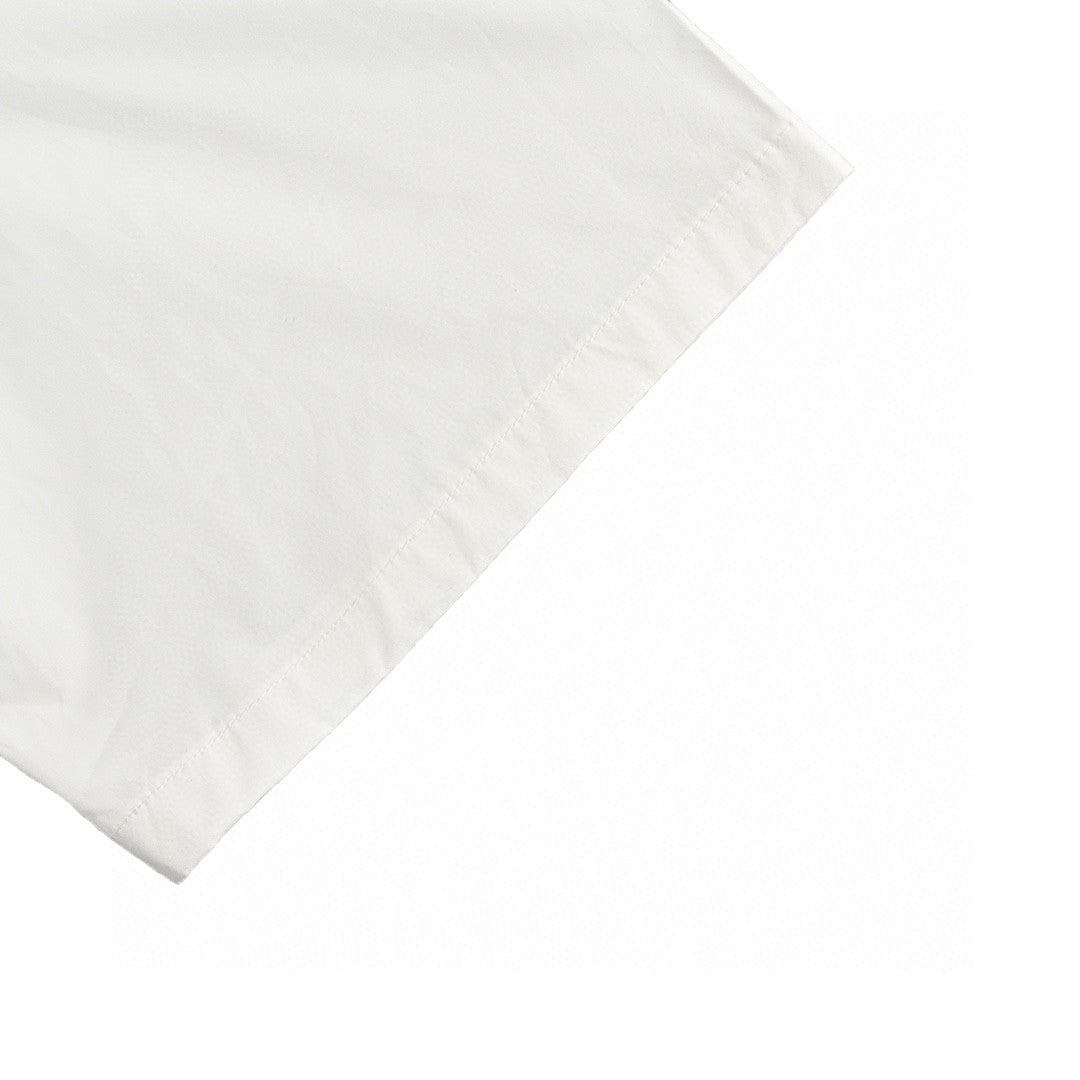 Chic White Short-Sleeve Button-Up Shirt by Prada