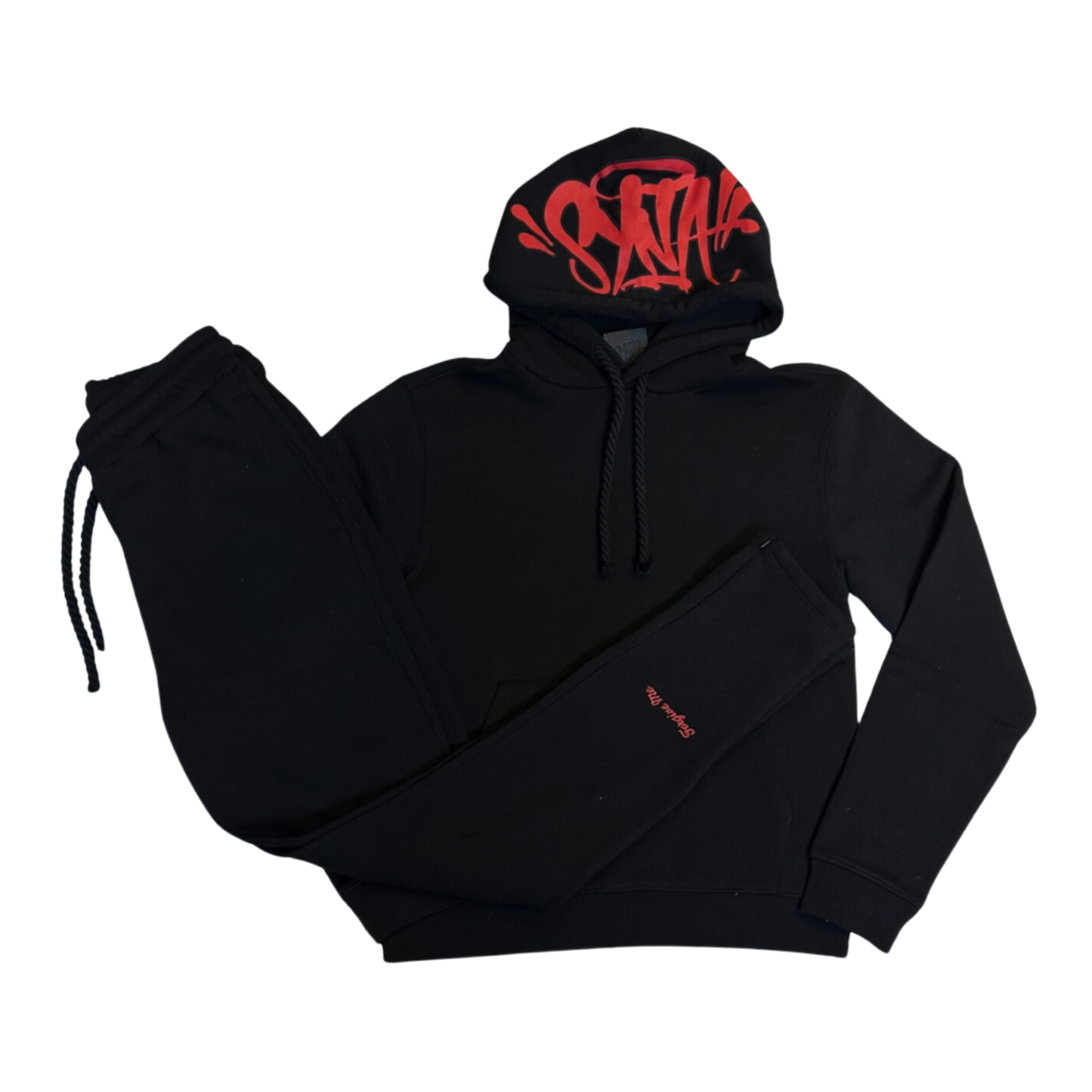 SYNA WORLD OG TRACKSUIT - BLACK / RED