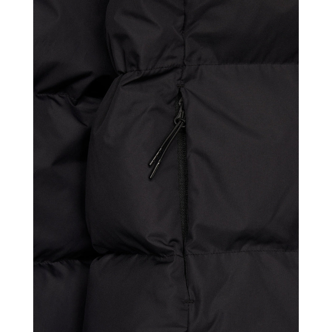 TRAPSTAR IRONGATE HOODED PUFFER JACKET - BLACK