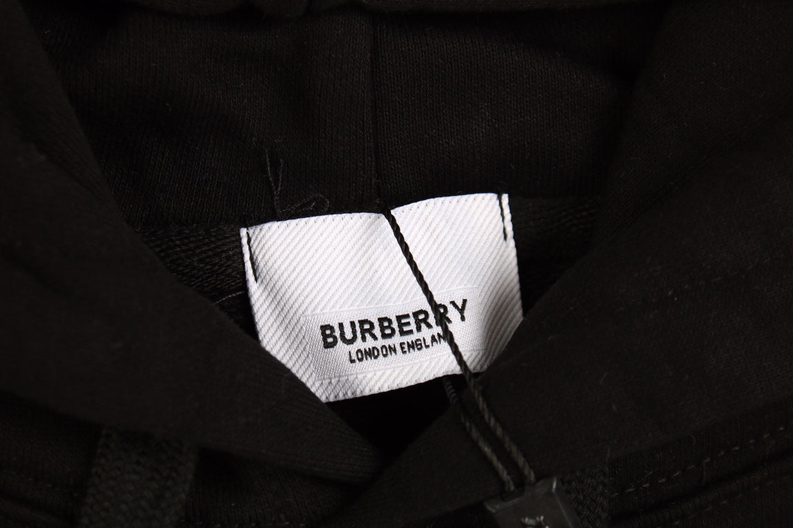 Burberry Black Hoodie with Logo