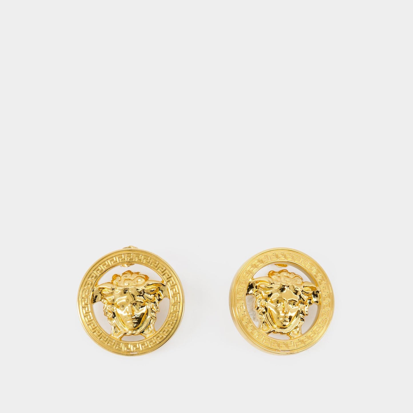 Medusa 95 Earrings - Versace - Metal - Gold