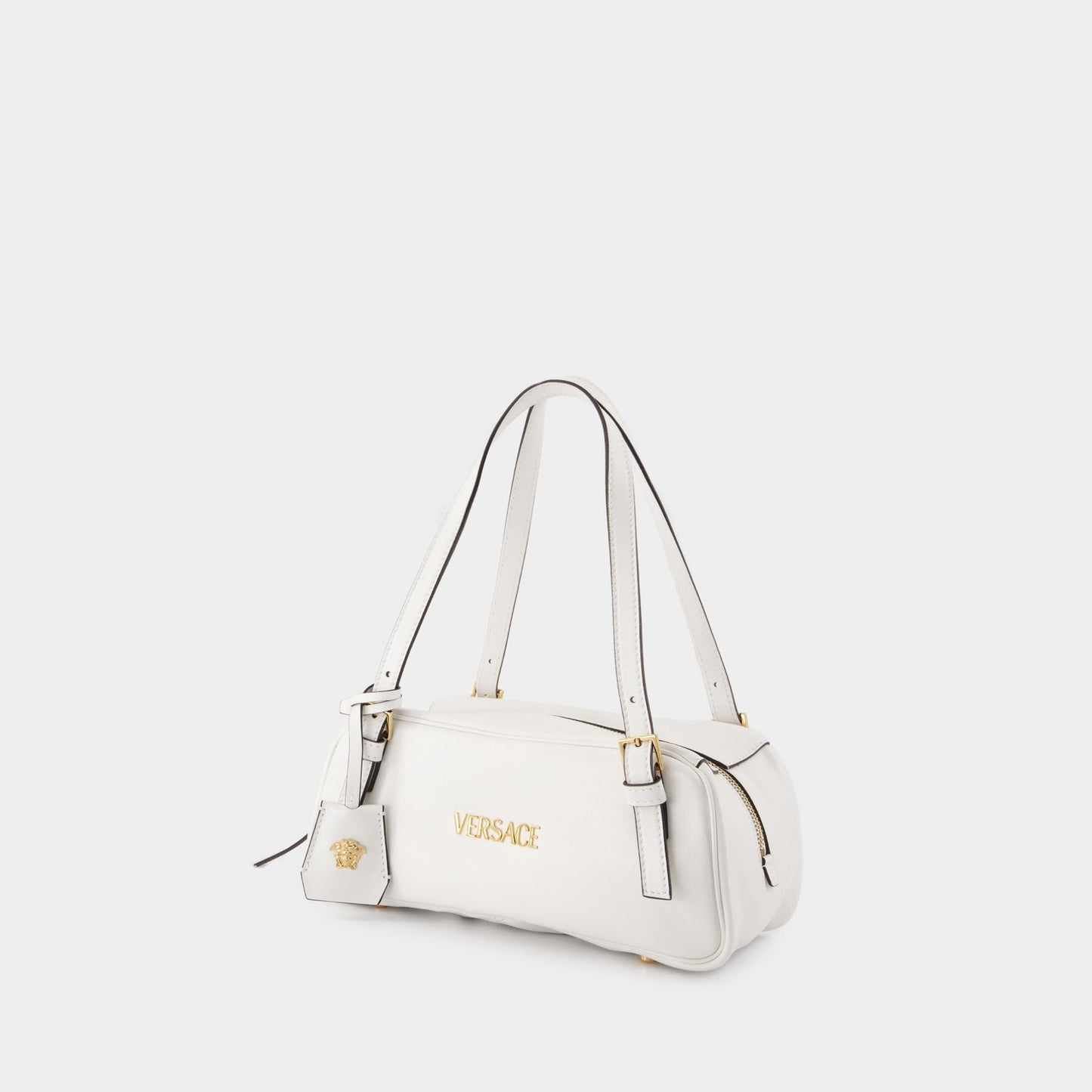 Shoulder Bag - Versace - Leather - White