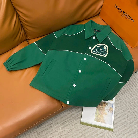 ✨ Louis Vuitton Green Varsity Jacket ✨