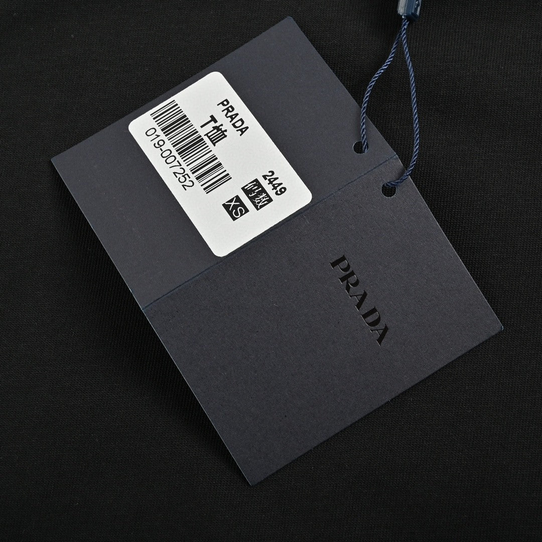 Stylish Black Pocket T-Shirt by Prada