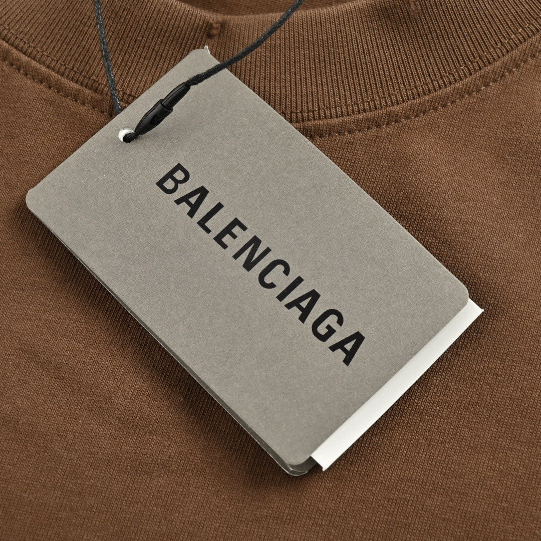 Balenciaga Political Campaign T-Shirt (Brown)