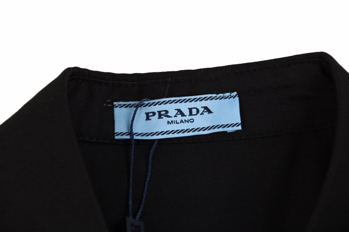 Chic Black Button-Up Shirt by Prada