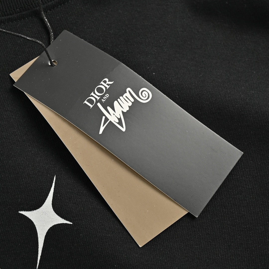 DIOR STAR GRAPHIC T-SHIRT BLACK