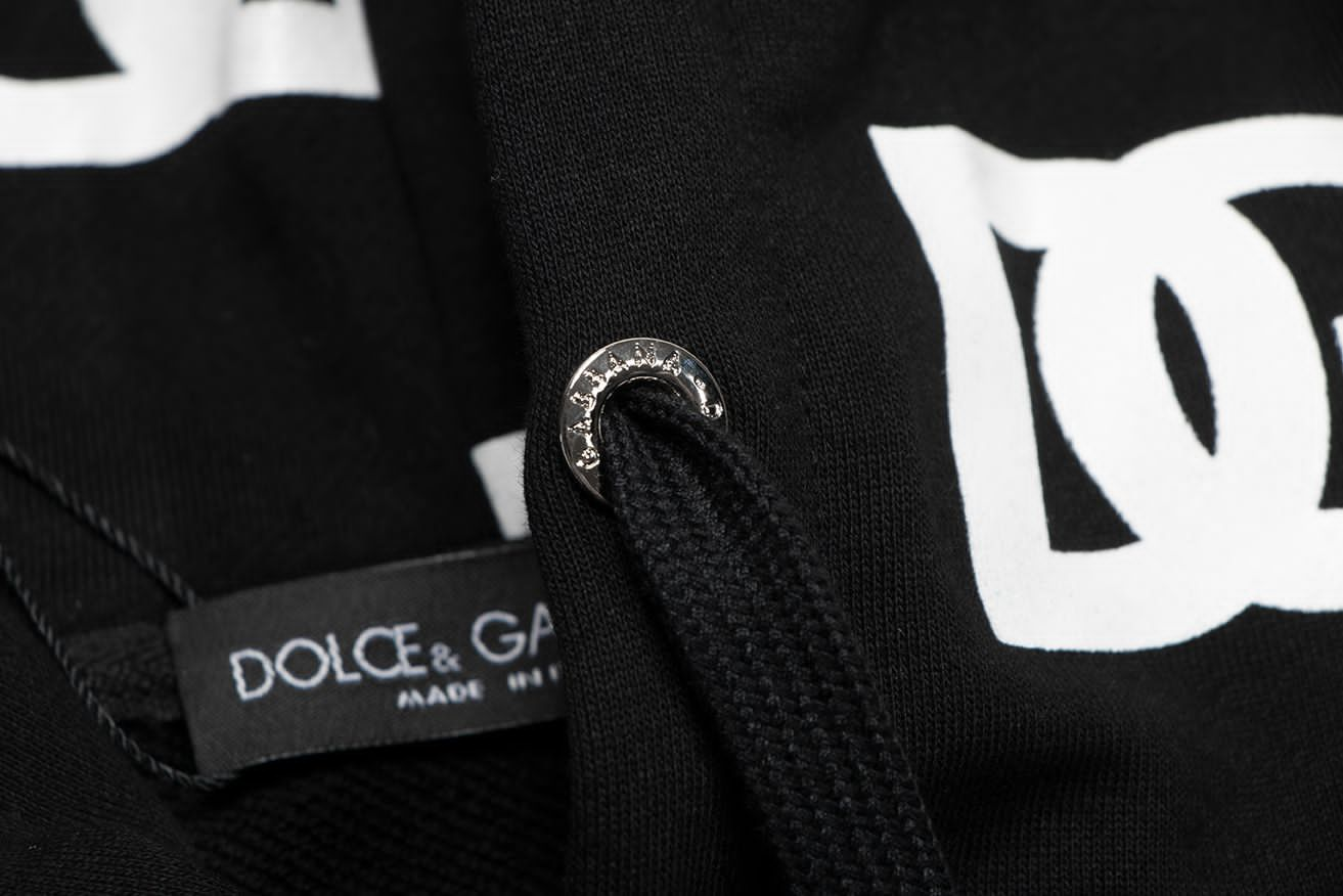 Dolce & Gabbana || Logo-Print Drawstring Hoodie