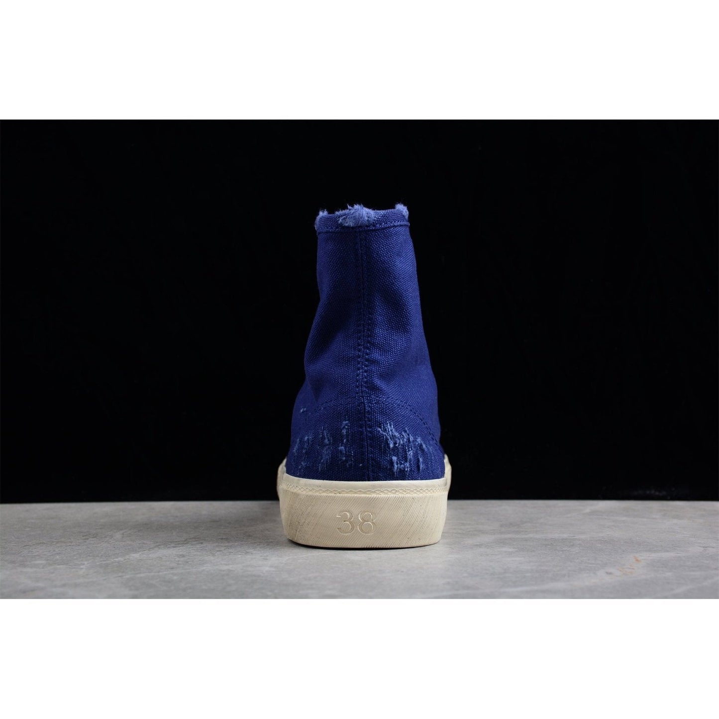 BALENCIAGA PARIS HIGH VULC DESTR x BLUE