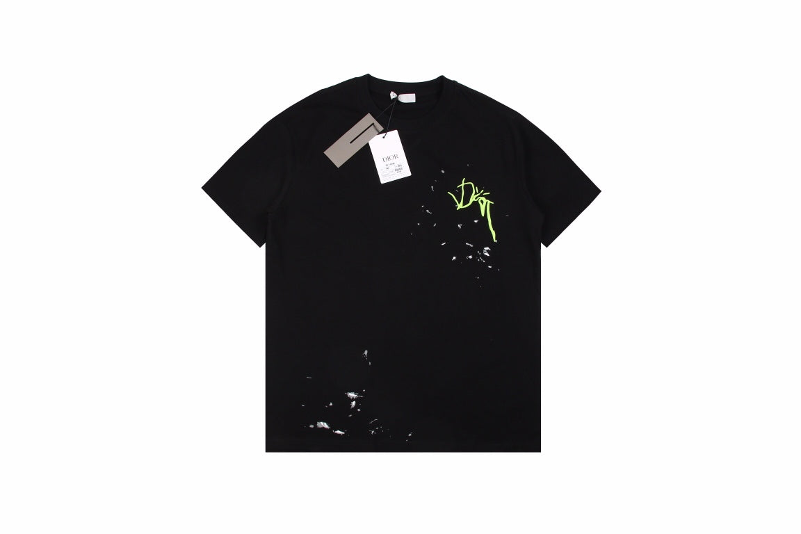 Dior T-shirt with Neon Logo