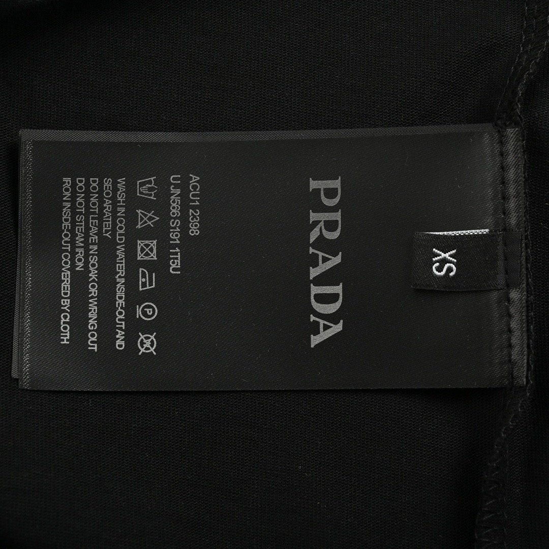 Stylish Black Pocket T-Shirt by Prada