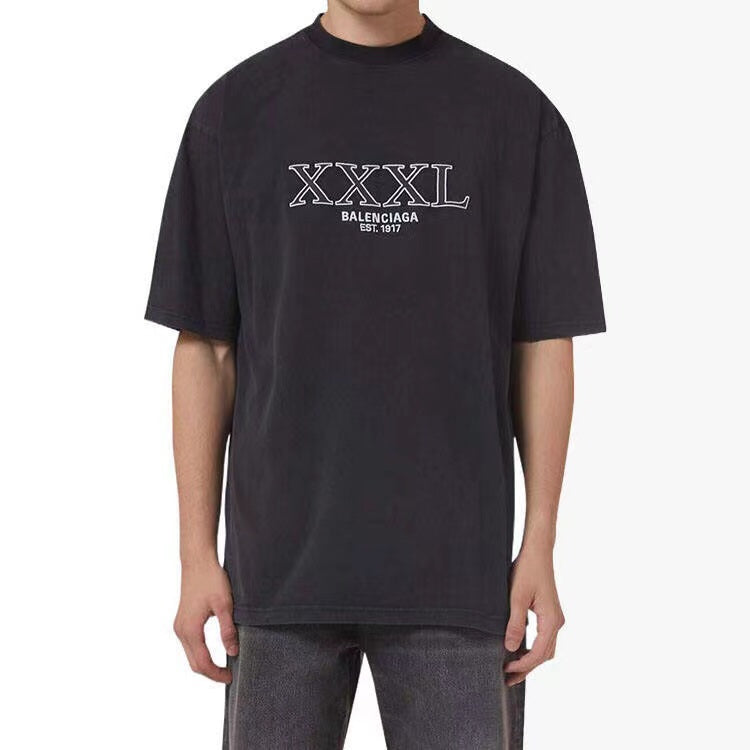 BALENCIAGA XXXL LOGO T-SHIRT BLACK