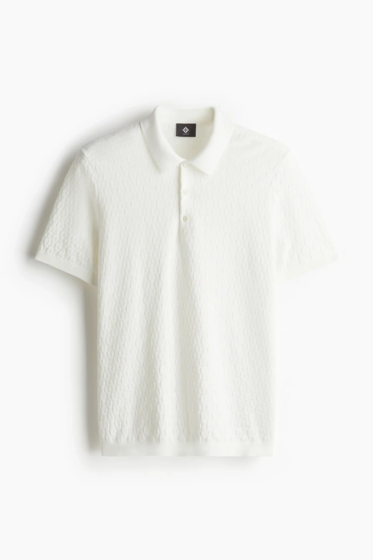 LOUIS VUITTON || Slim Fit Textured-Knit Polo T-Shirt For Girls