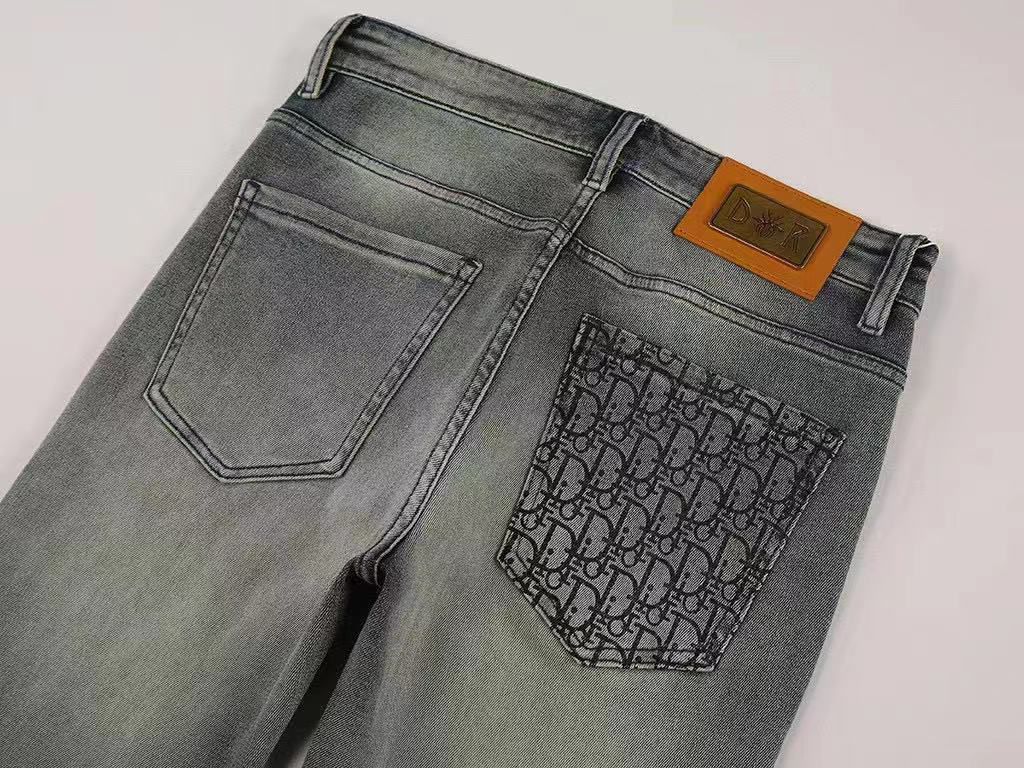 Trendige, super bequeme graue Jeans für Herren