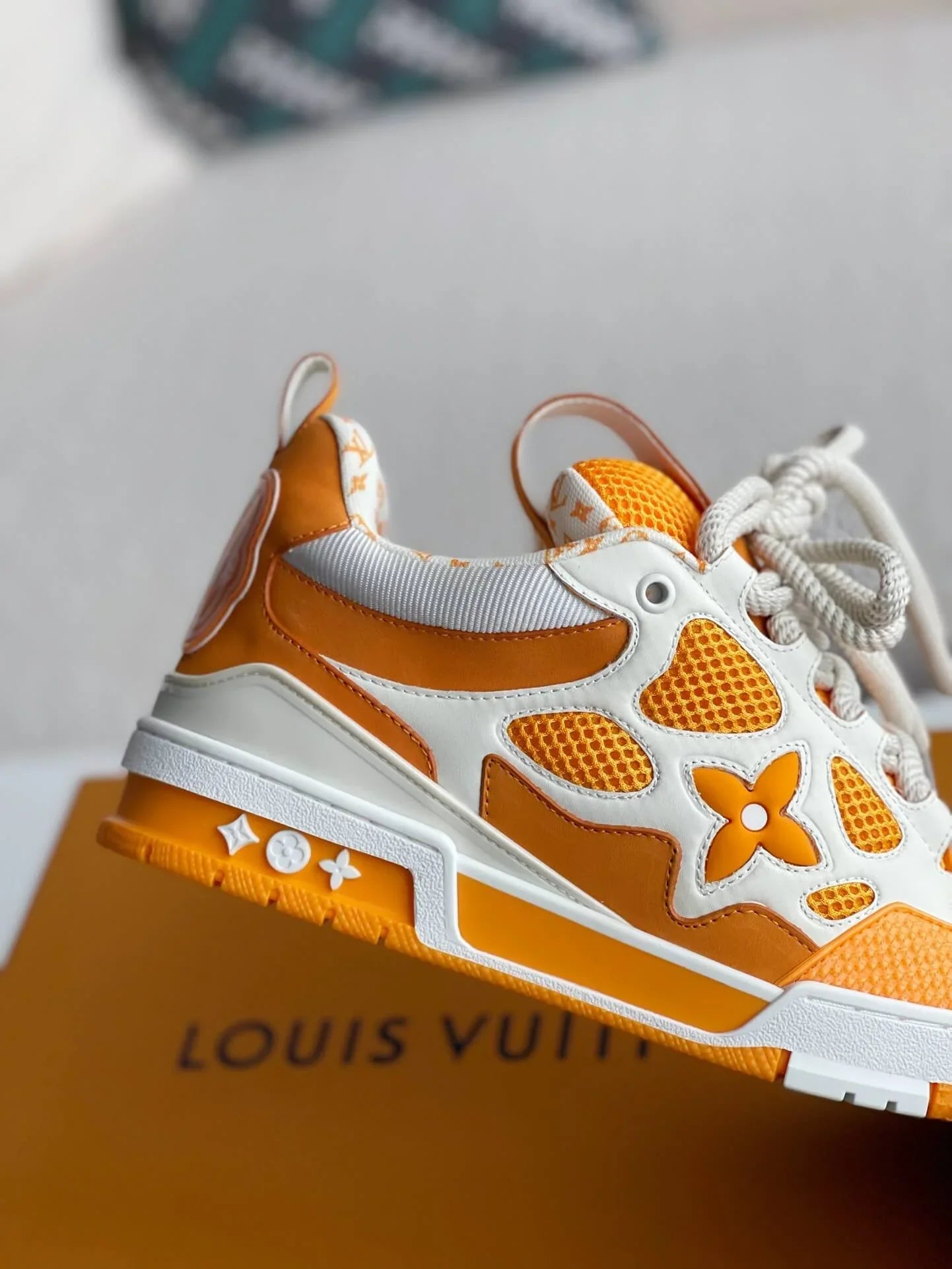 LOUIS VUITTON || LV Trainer Maxi Yellow-White Sneaker