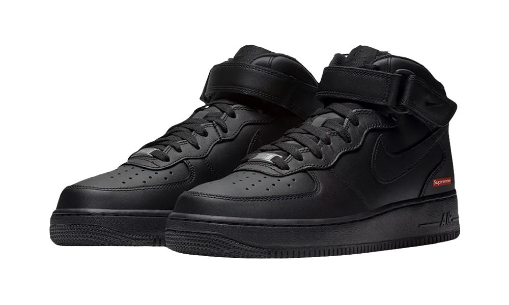 Nike Air Force 1 Mid Supreme Black