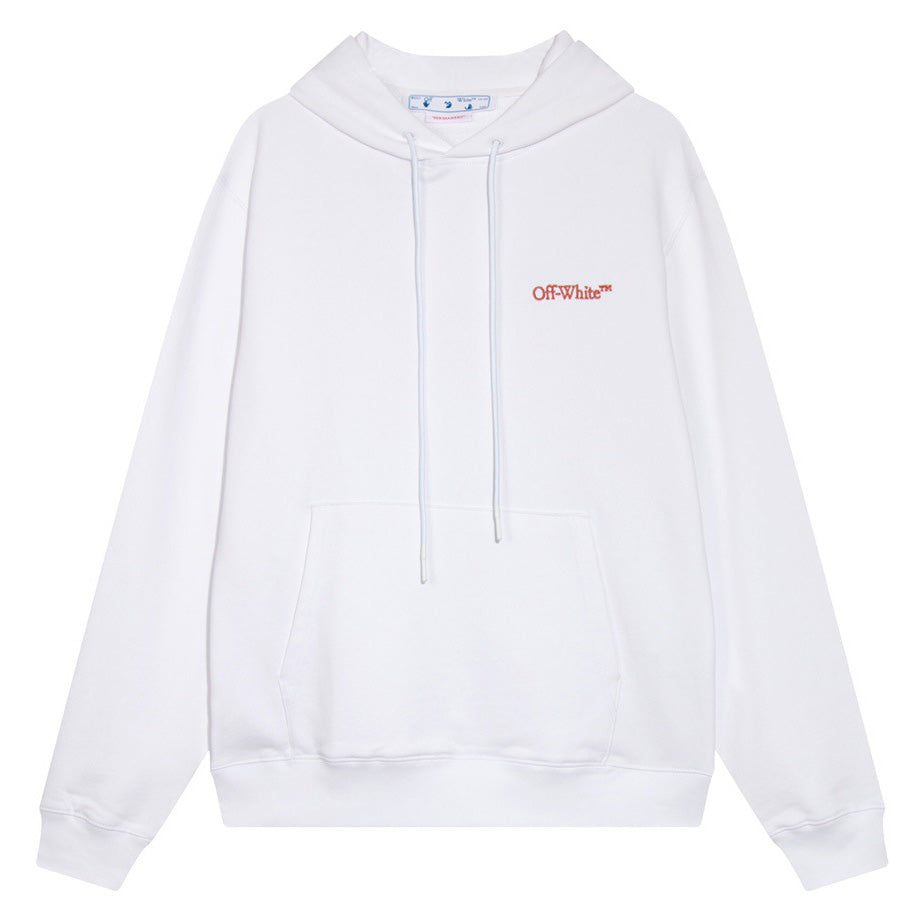 OFF-WHITE Scratch Arrow Skate Hoodie Oversize