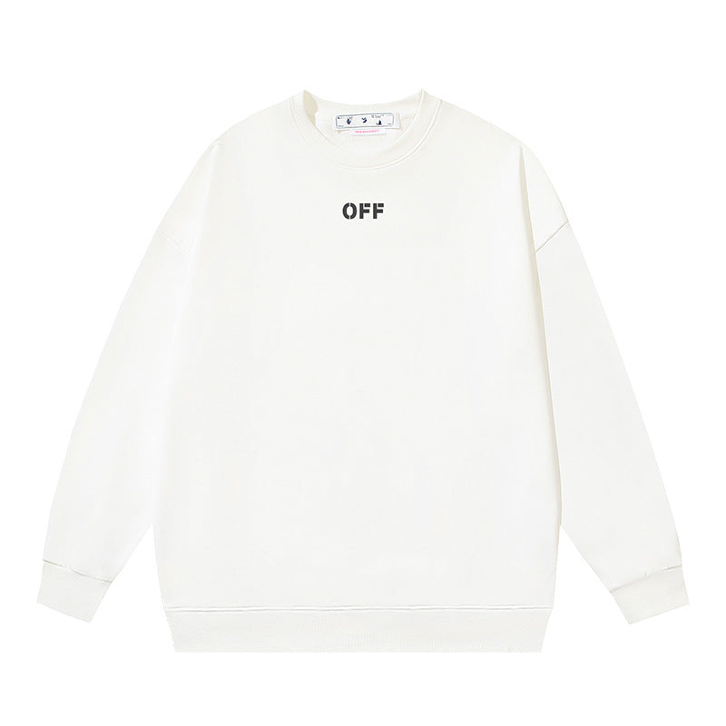 Off White Logo Cotton Sweatshirts