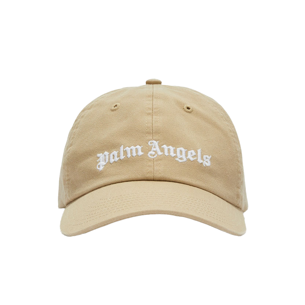 Palm Angels Logo Baseball Cap Beige