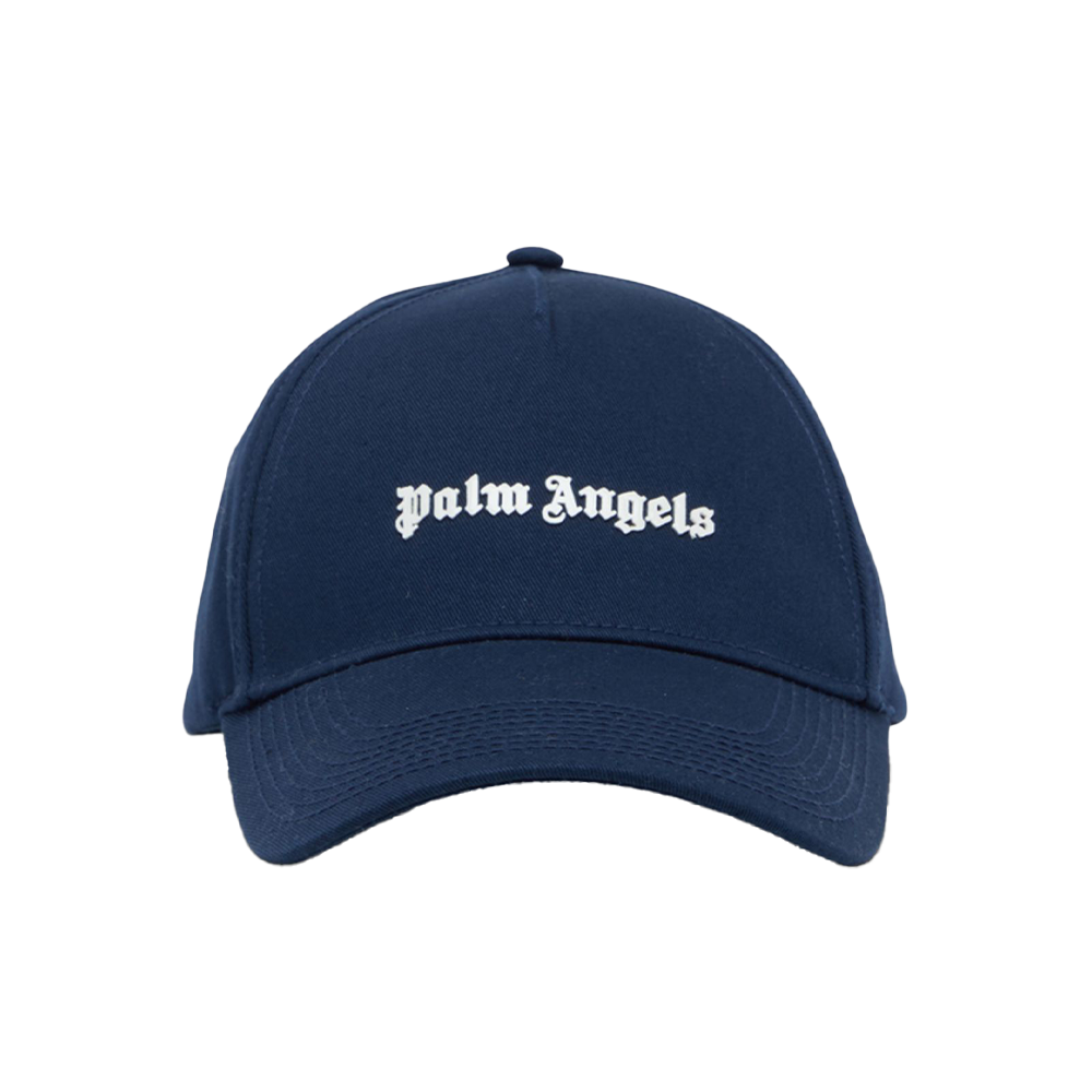 Palm Angels Logo Baseball Cap Navy