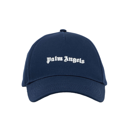 Palm Angels Logo Baseball Cap Navy