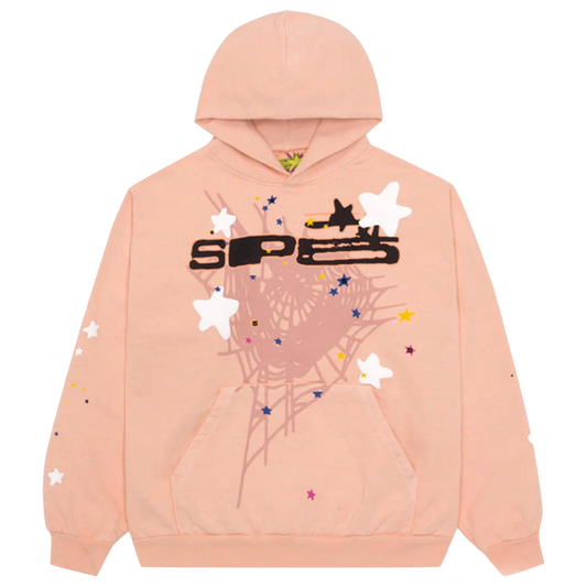 Sp5der Hoodie Peach