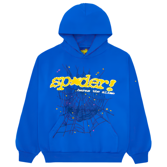 Sp5der TC Hoodie Blue