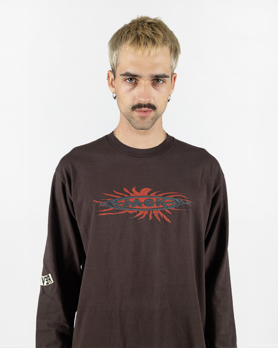 Travis Scott Reverse Jack Long Sleeve T-shirt Brown