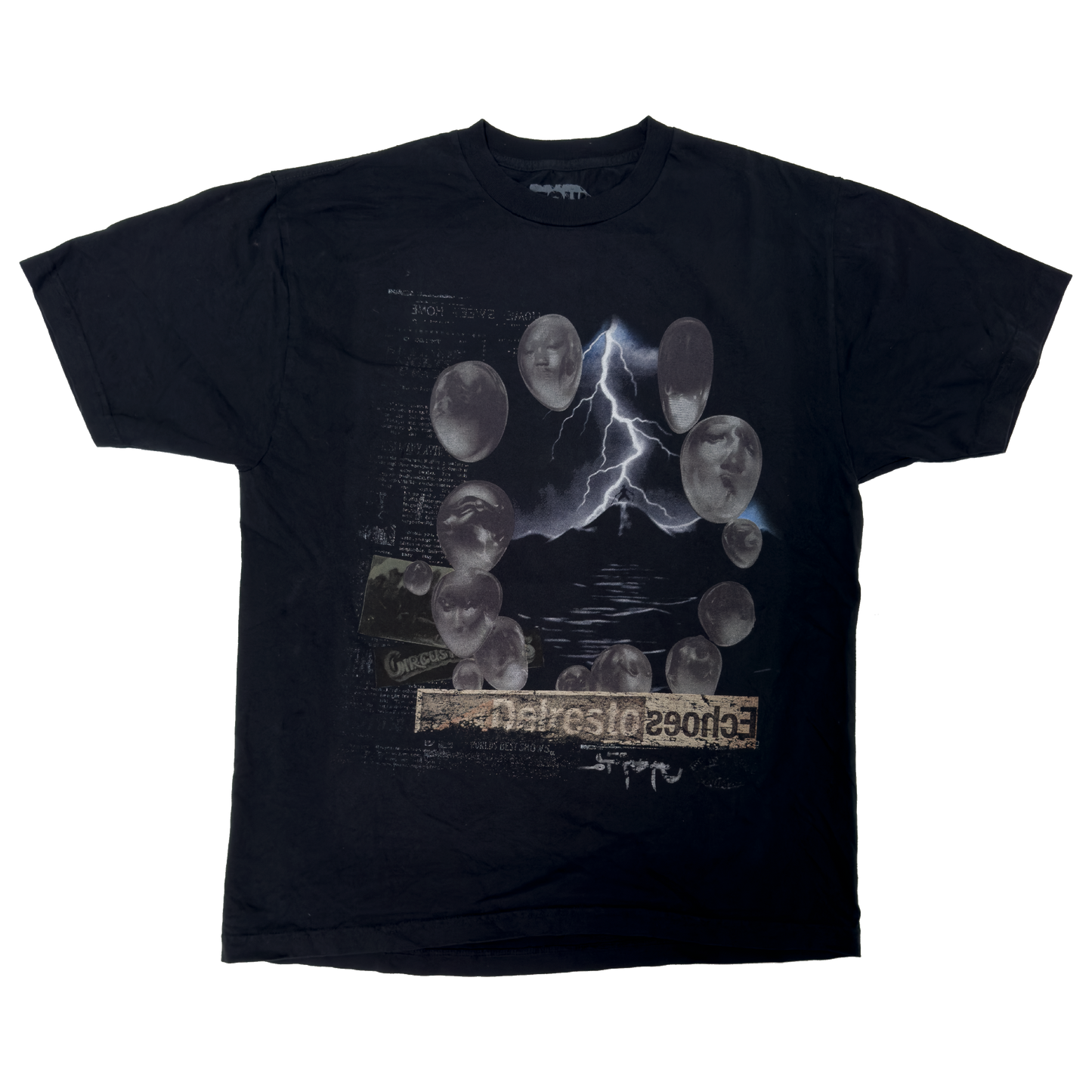 Travis Scott Utopia Echoes Circus Maximus Tee Black