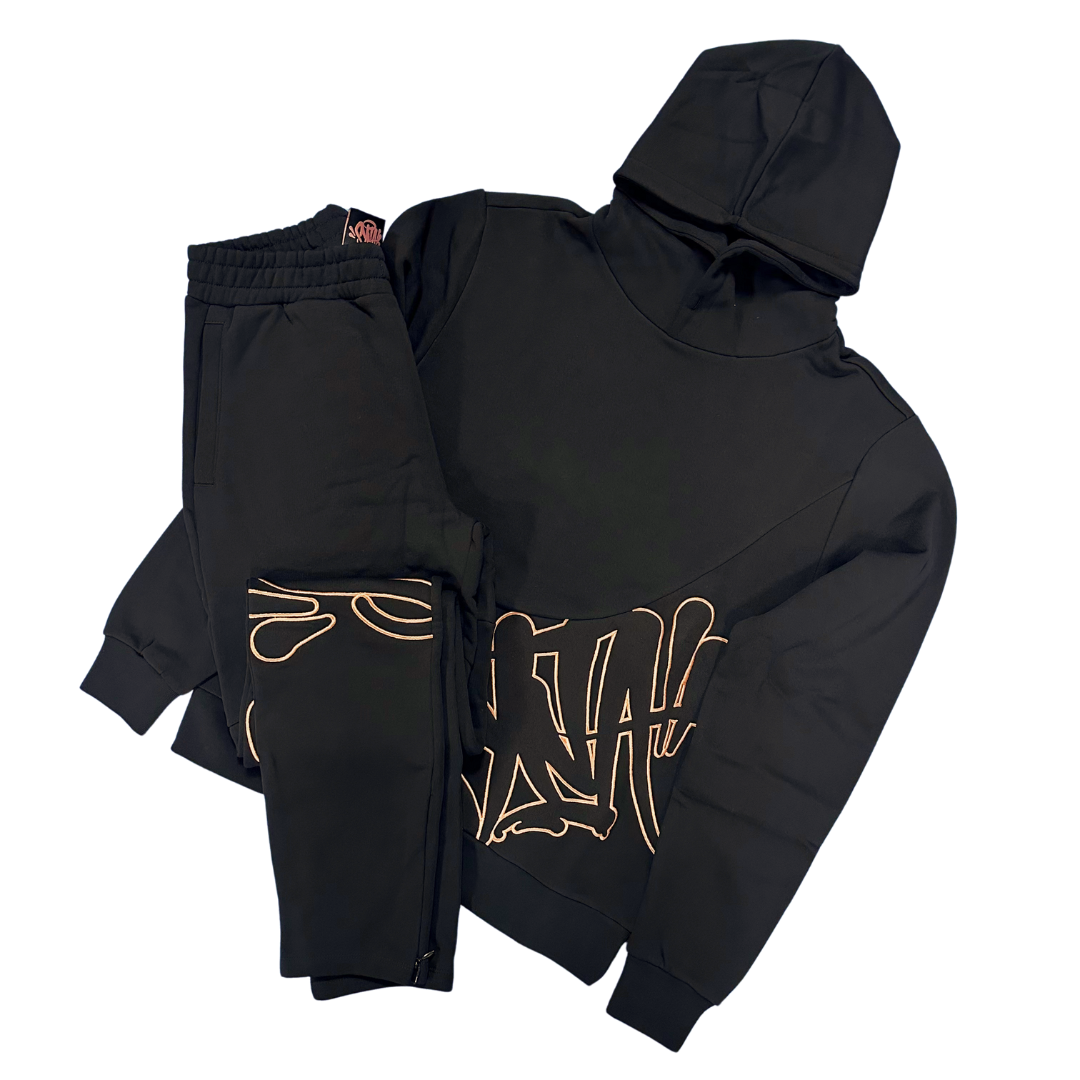 SYNA WORLD SLICE TRACKSUIT - BLACK / ROSE GOLD