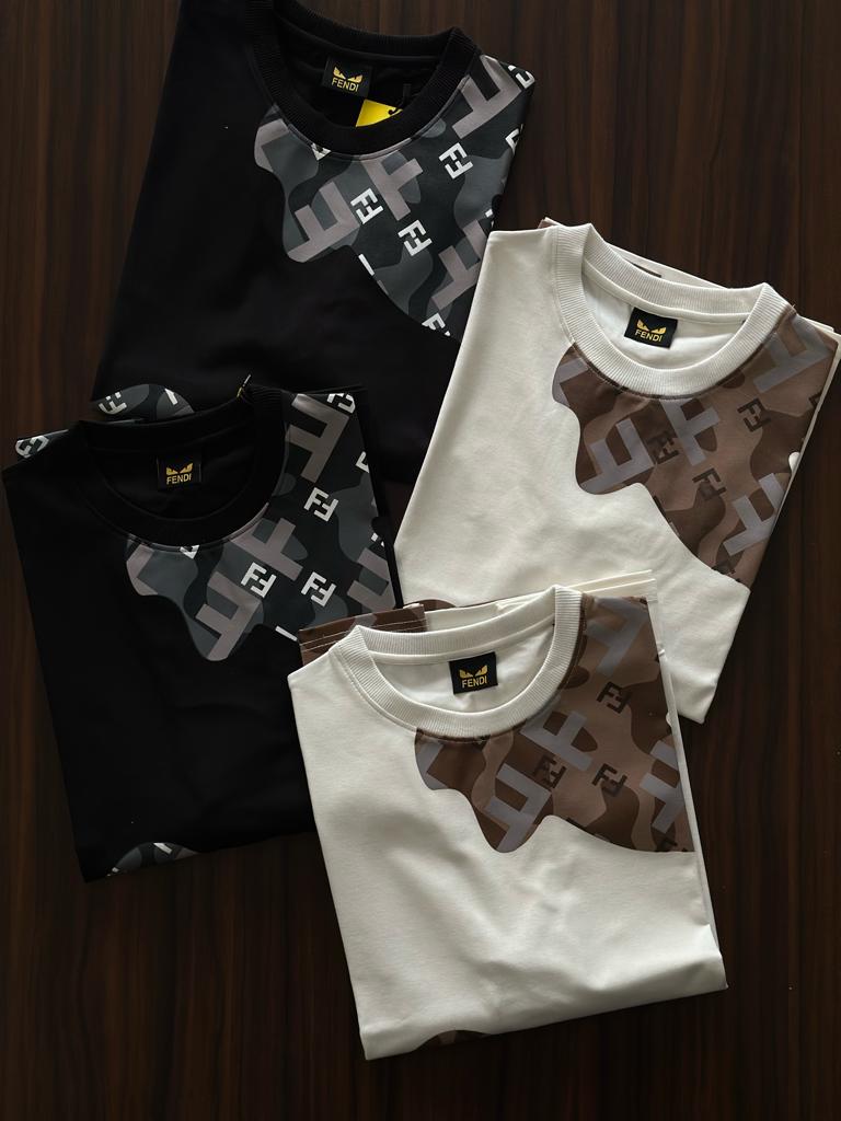 FENDI DROP SHOULDER HIGH END QUALITY TEES