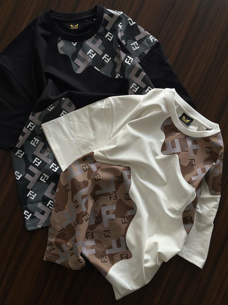 FENDI DROP SHOULDER HIGH END QUALITY TEES