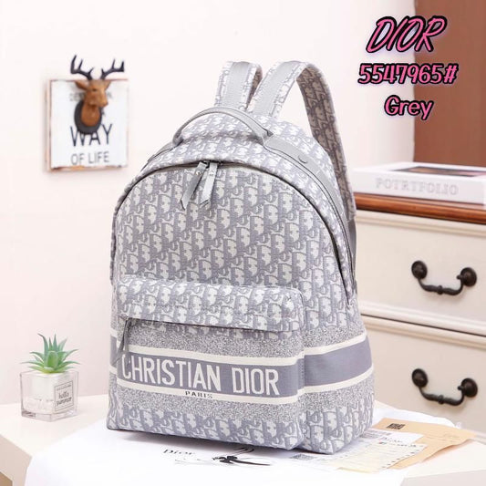 CHRISTIAN DIOR || Travel Backpack Dior Oblique Jacquard GREY/BLACK/BLUE