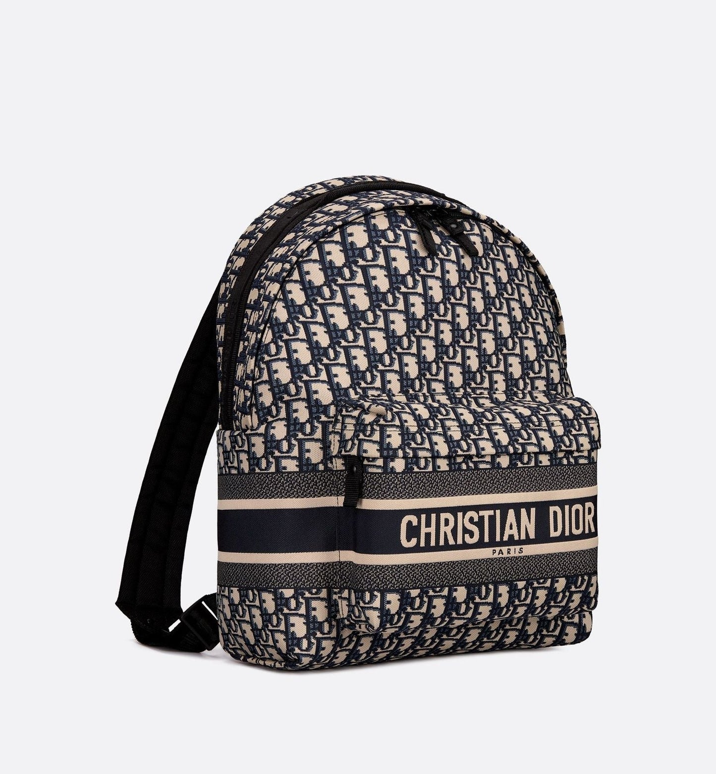 CHRISTIAN DIOR || Travel Backpack Dior Oblique Jacquard GREY/BLACK/BLUE