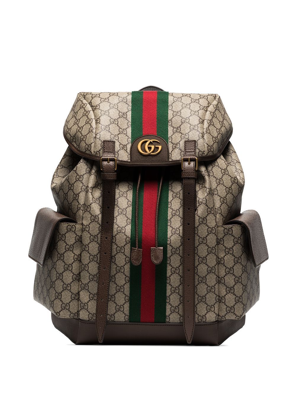 GUCCI || Ophidia Medium Backpack BLACK / BROWN