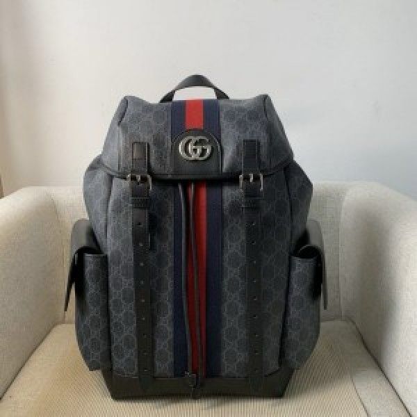 GUCCI || Ophidia Medium Backpack BLACK / BROWN