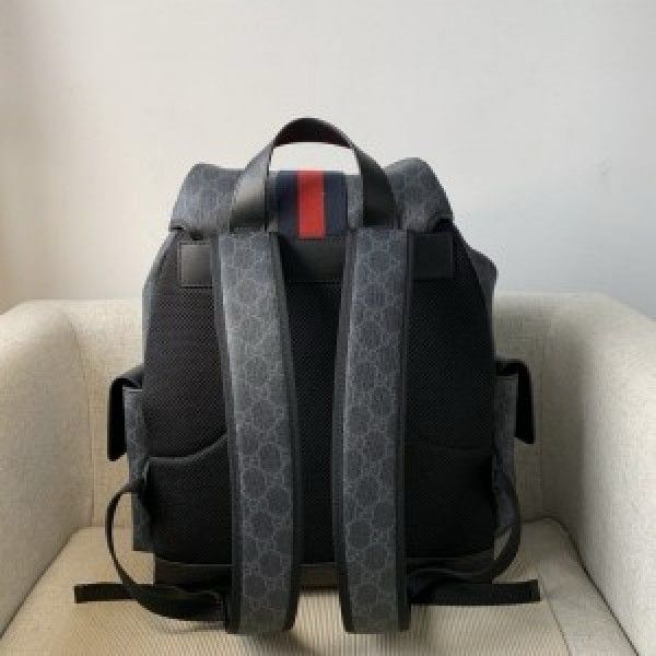 GUCCI || Ophidia Medium Backpack BLACK / BROWN