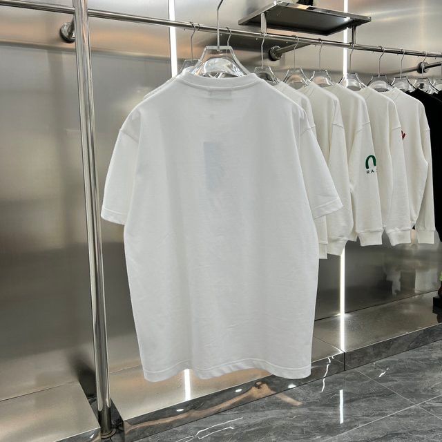 CHRISTIAN DIOR || Graffiti White Colour With Front Logo Printed Tshirt