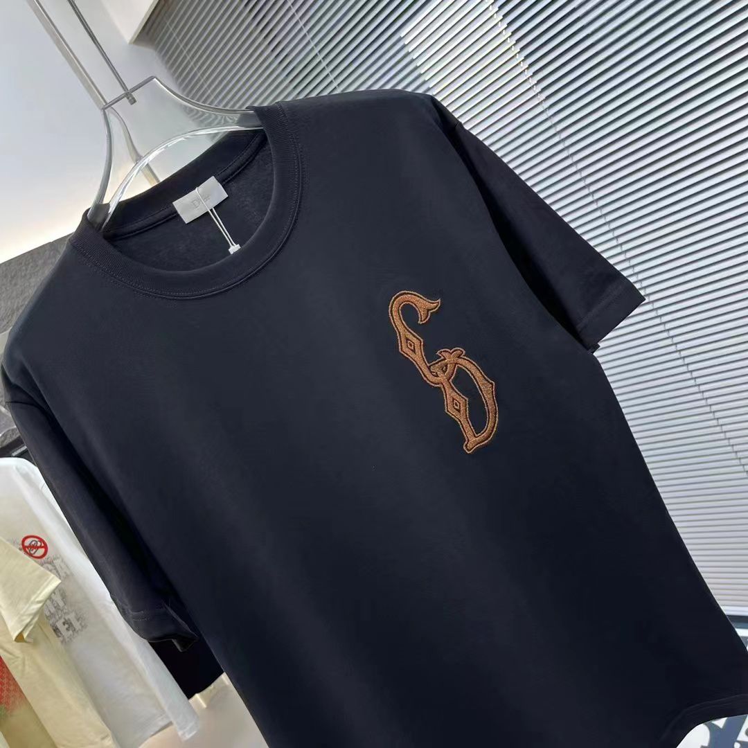 CHRISTIAN DIOR || Emerson CD Logo Tee Black